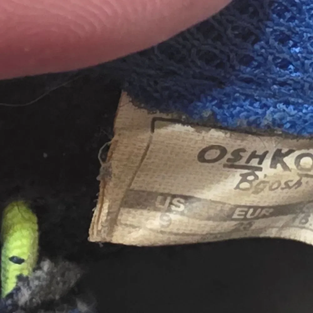 Oshkosh B'Gosh Navy and Yellow Sneakers